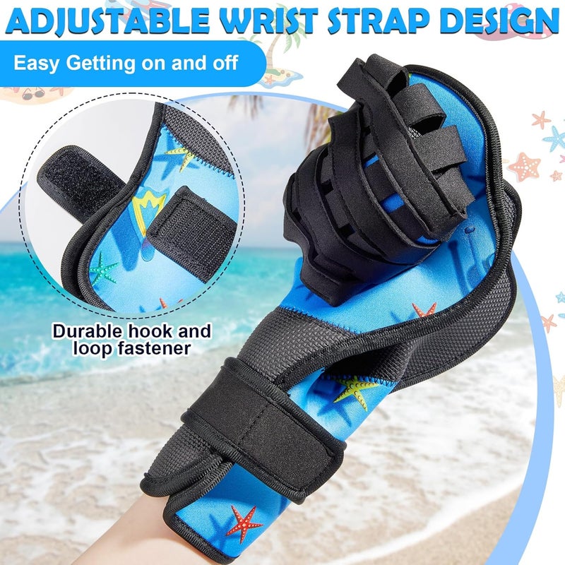 Strdfeve 1PCS Water Ball and Glove Set,Water Bouncing Ball Catch Mitt,Pool Baseball Catching Mitt for Beach Games,Play Catch Skip Ball&Glove - Image 5